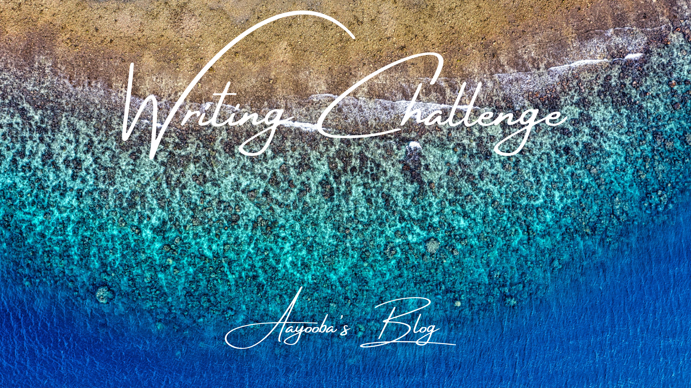 writing challenge blog banner